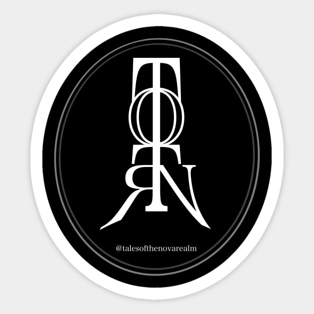 2021 TOTNR Logo Symbol - Grayscale Sticker by Tales of The Nova Realm